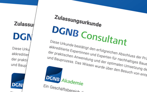 Zwei weitere DGNB Consultants im Team